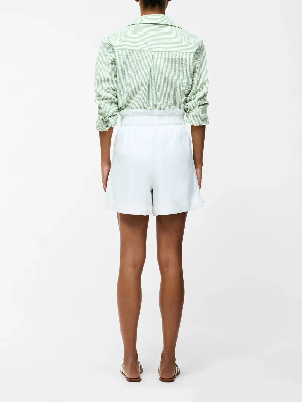 Versatile Casual Holiday Style Solid Color Loose Shorts