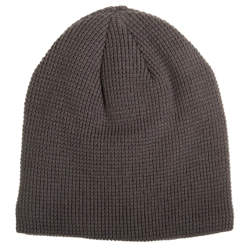 Ribbed Acrylic Knit Beanie