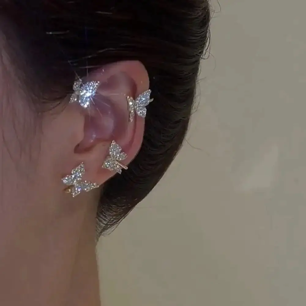 Geometric Drop Ear Cuff