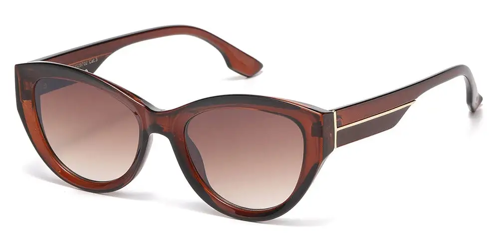 Structured Cat-Eye Sunglasses