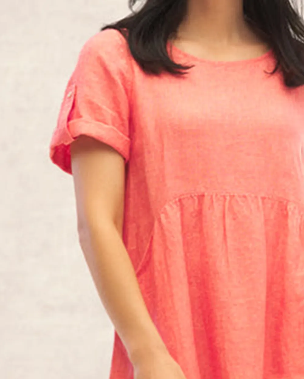 Linen Shift Dress