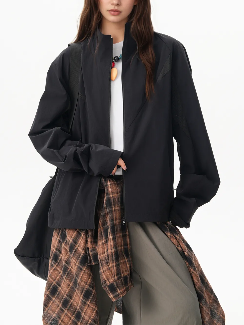 Lightweight Breathable Stand Collar Sun Protection Jacket