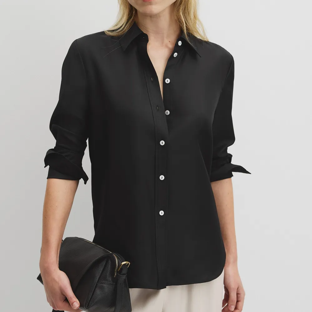 Women's Textured Silk Shirt