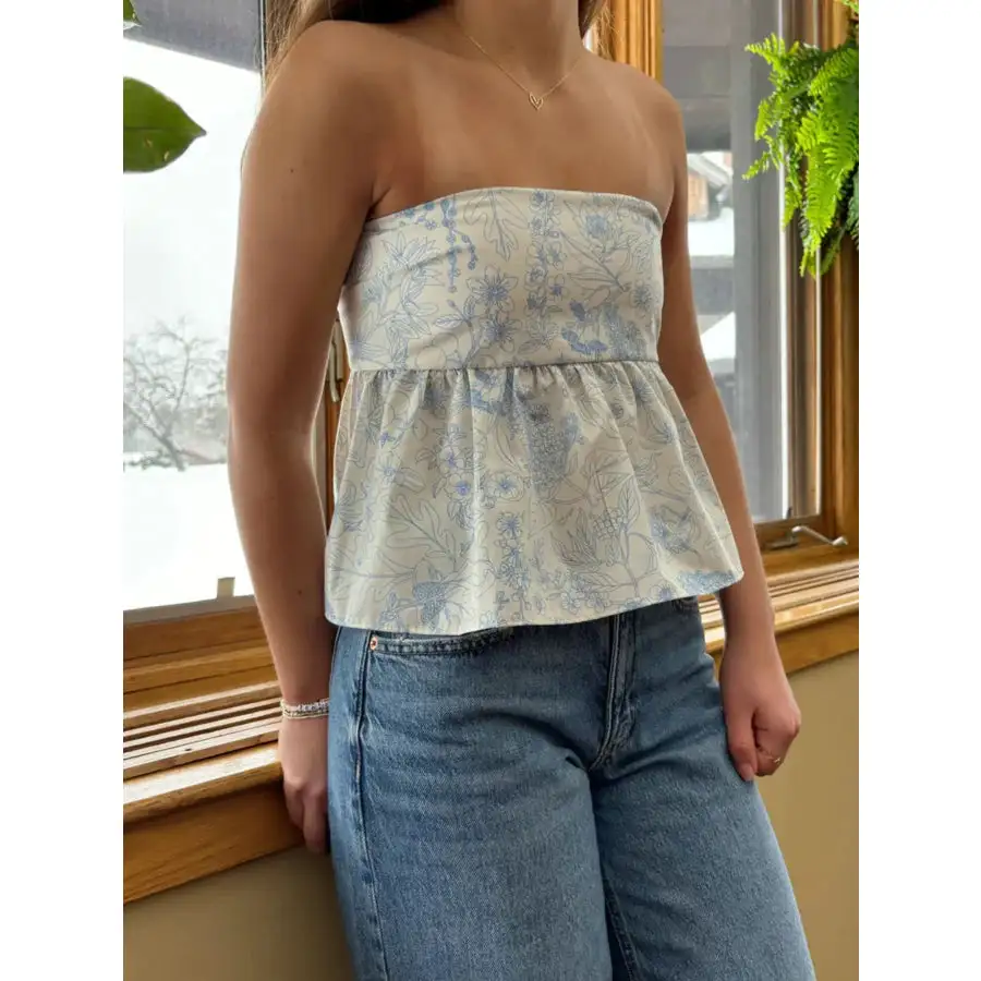 Tie Back Tube Top