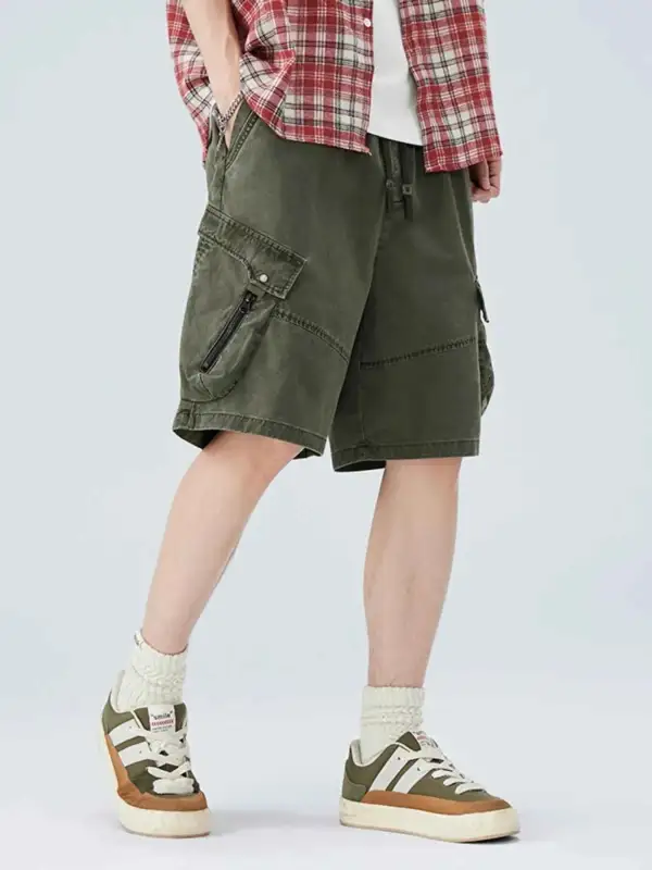 Cargo Shorts with Multiple Pockets