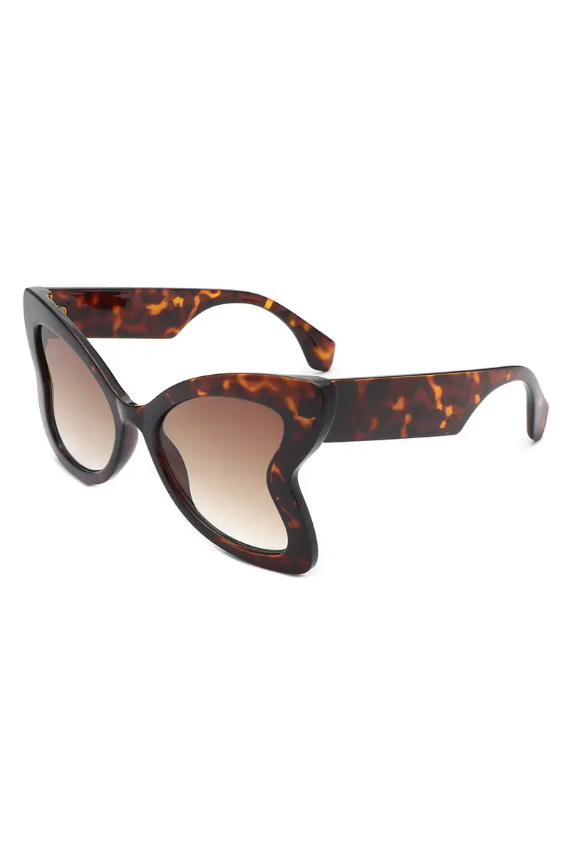 Cat Eye Butterfly Frame Sunglasses
