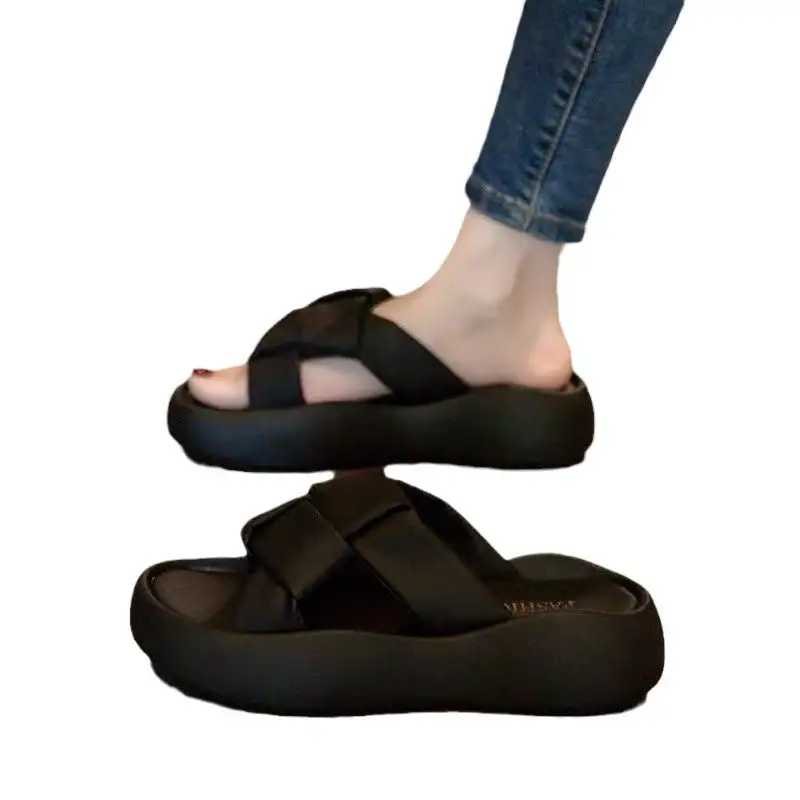 Textured Slide Sandals