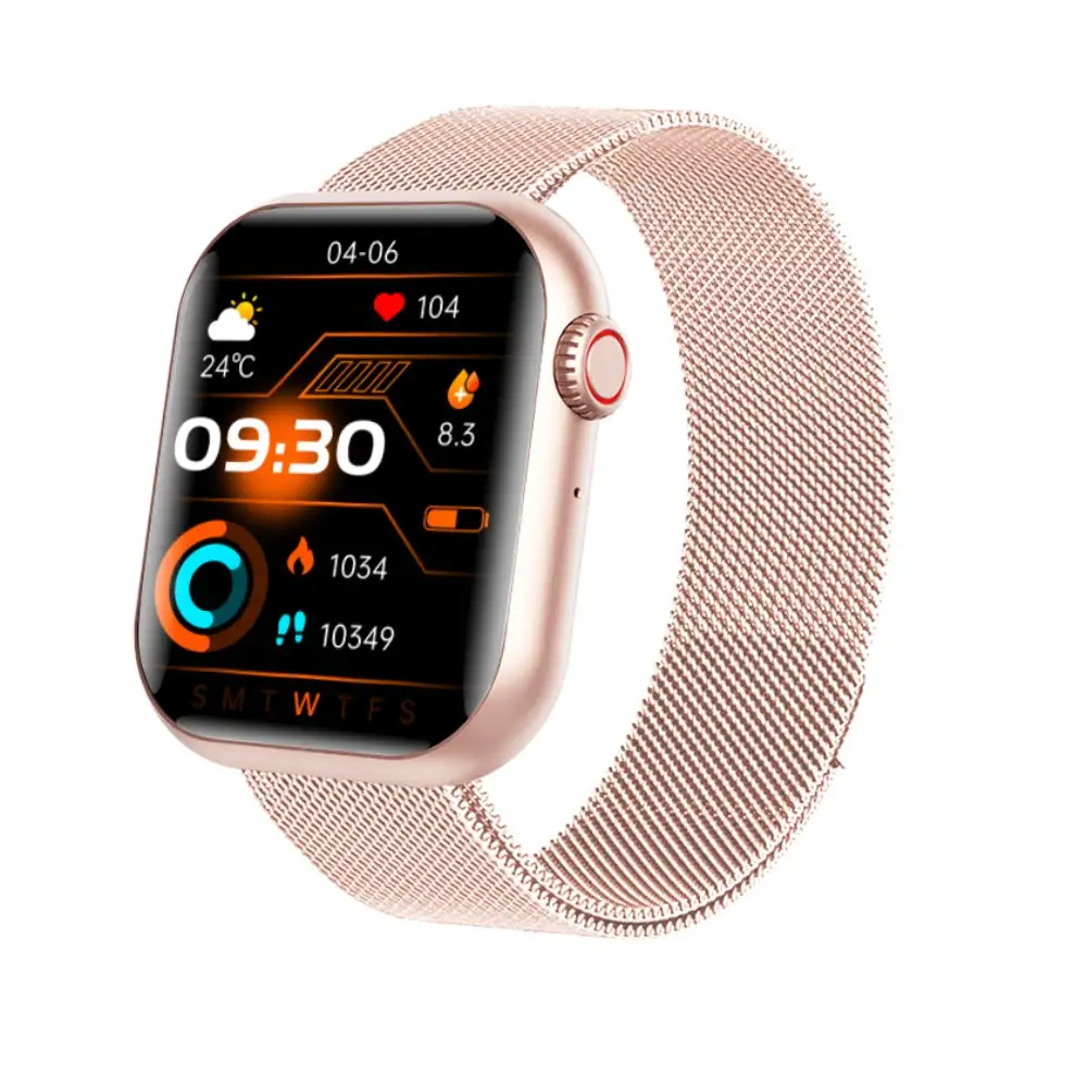 Bearscome Blood Sugar Blood Pressure Blood oxygen Sleep Monitoring Waterproof Smartwatch