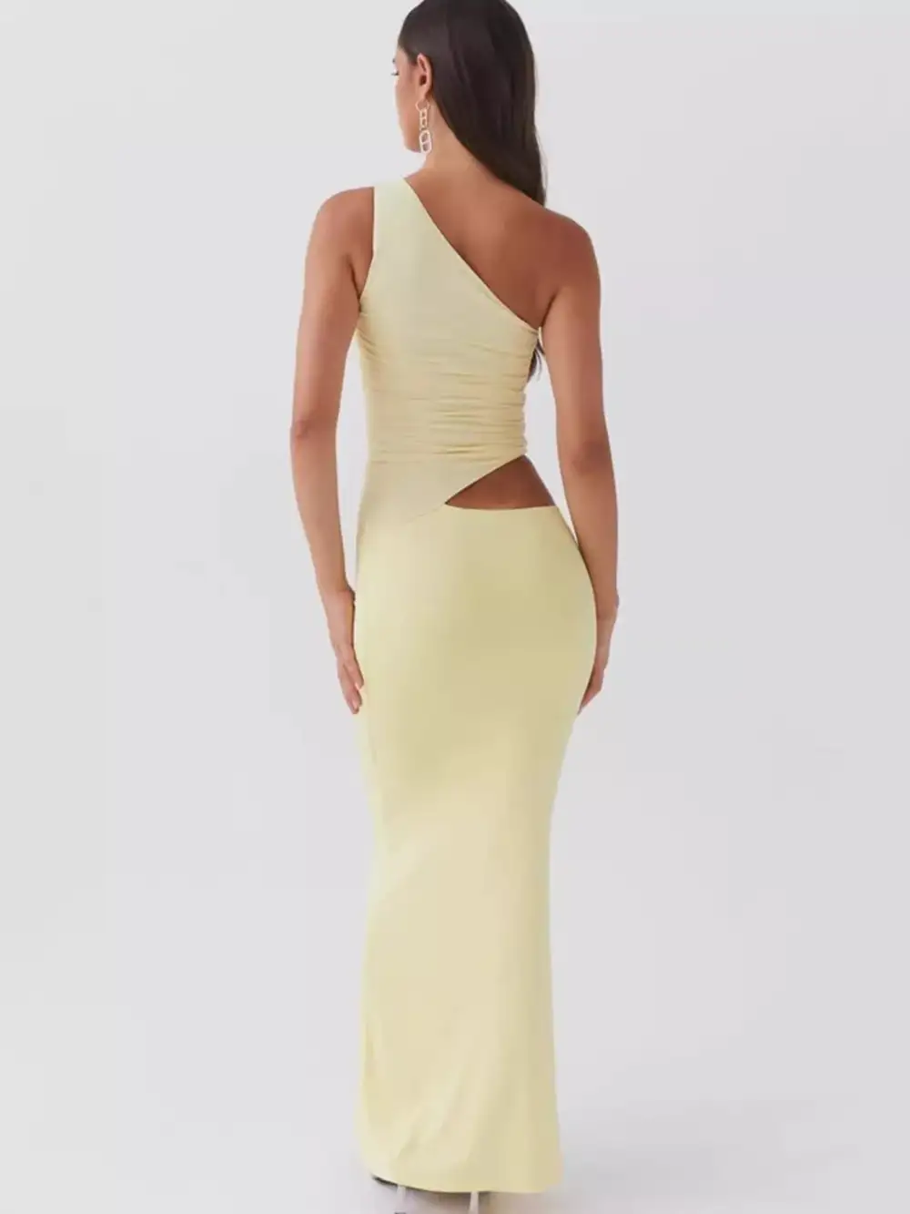 One Shoulder Top and Maxi Skirt Set