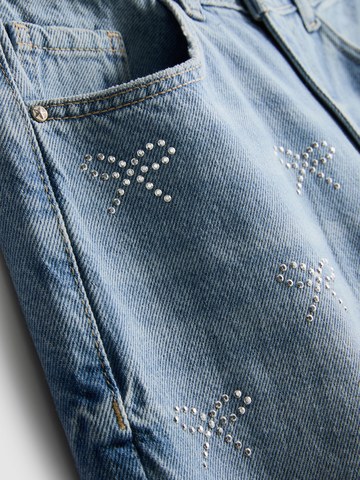 7-15yrs | Diamanté Bow Wide Leg Jeans detail 2