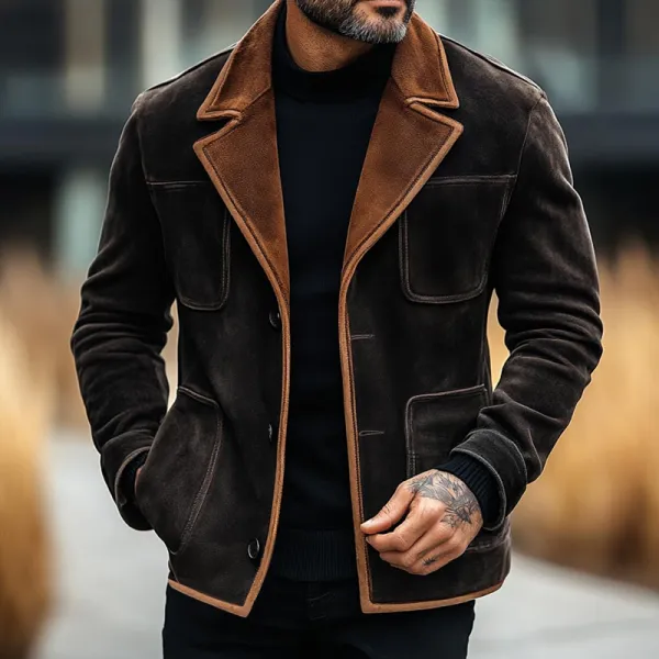 Easy Tailored Suede Blazer