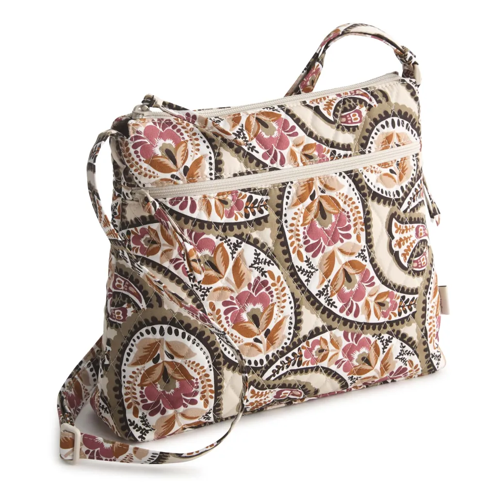 Everyday Carry Paisley Zip Crossbody Bag