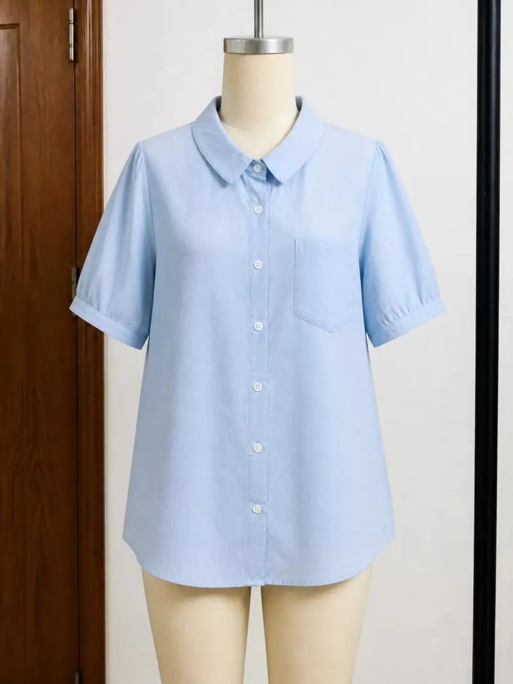 Button-Up Short Sleeve Shirt