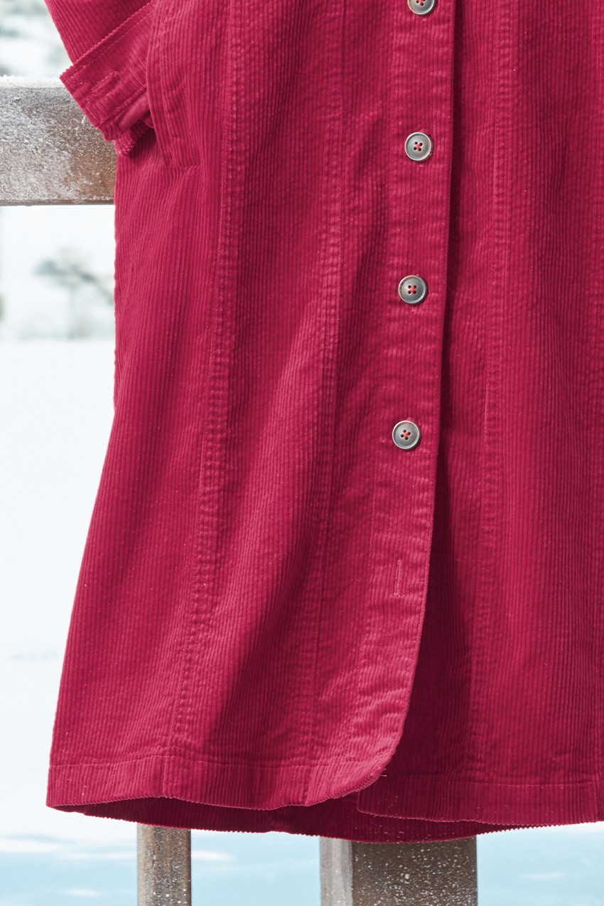 Corduroy Shirtdress