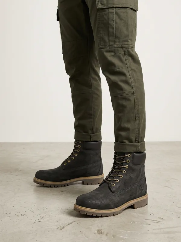 Unisex Suede Leather Lace-Up Work Boots