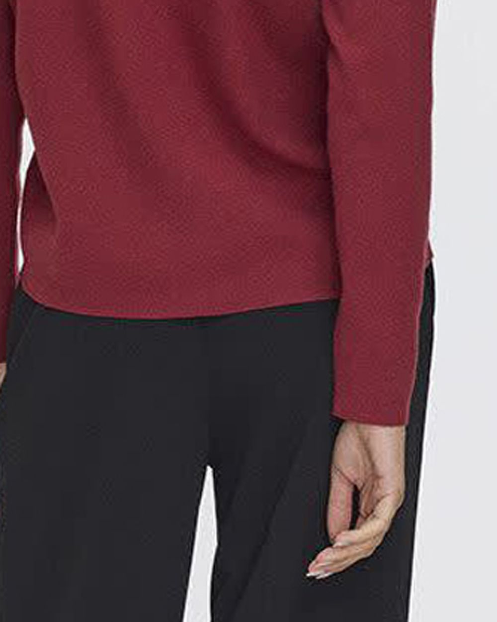 Long-Sleeve V-Neck Sweater