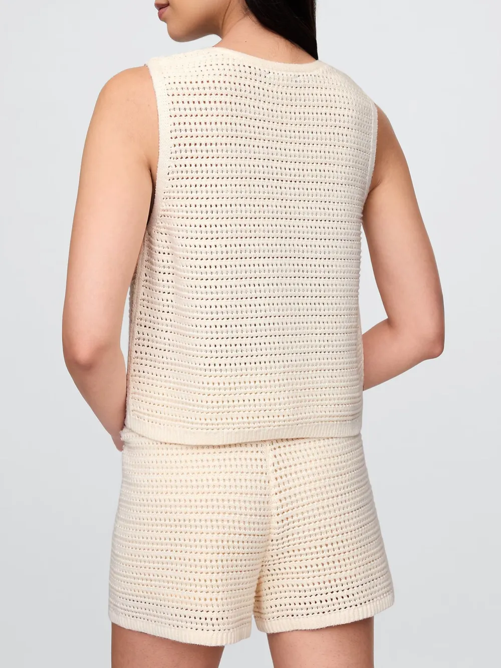 Cotton V-Neck Vest
