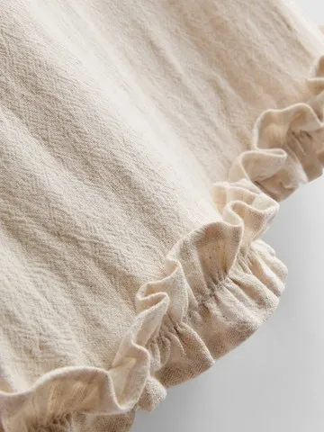 1.5-9yrs | Ruffle Sleeveless Blouse