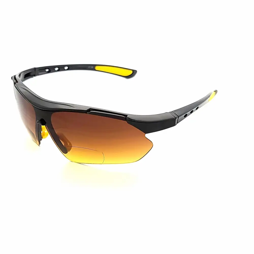 Bifocal Yellow-Tint Reading Glasses