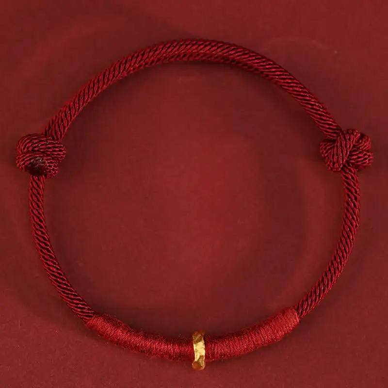 Ring Design Handmade Braided Rope Bracelet Anklet