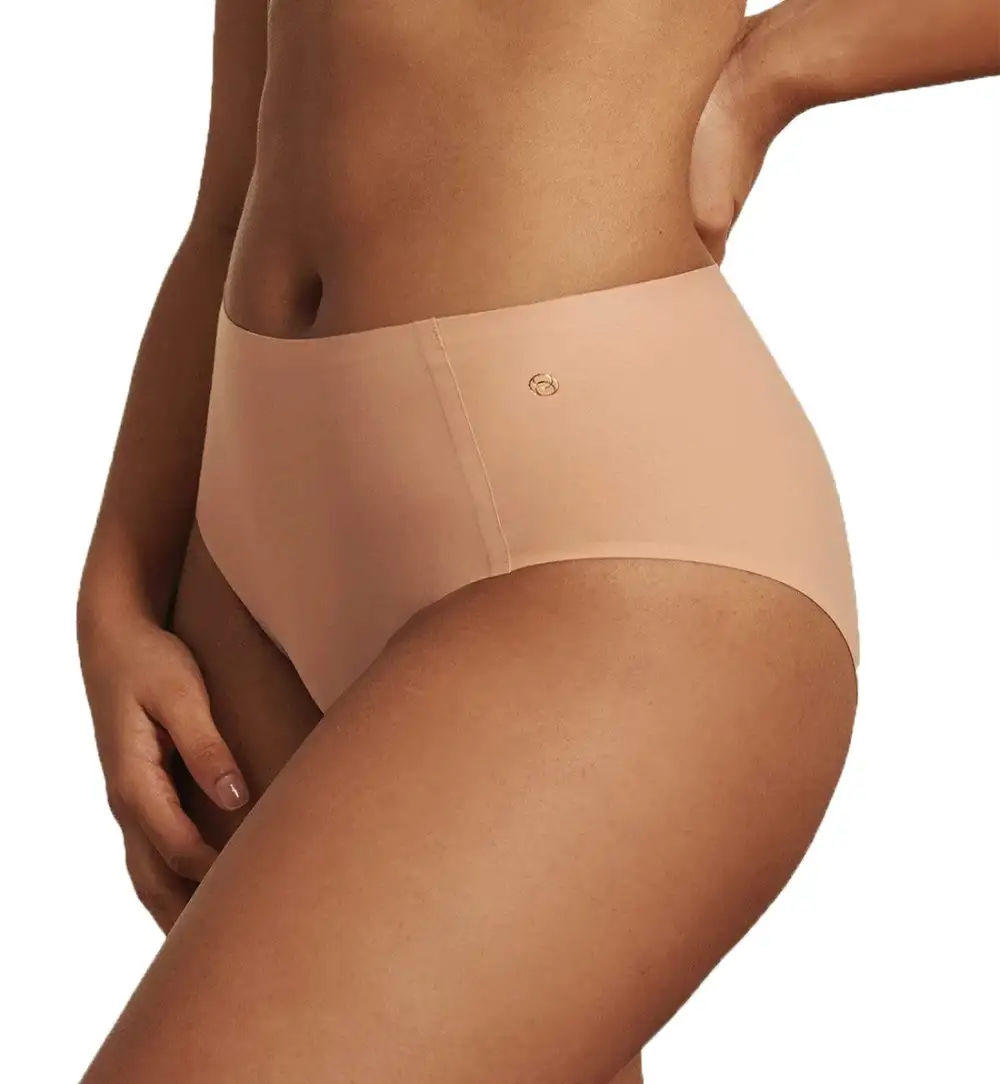 Modern High-Waist Seamless Cotton Bikini Brief Panty