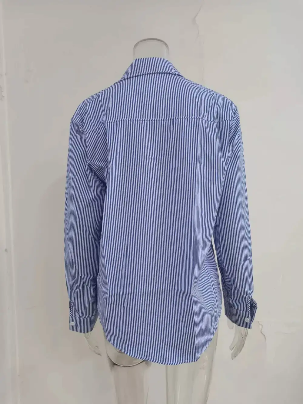 Striped Button Down Relaxed Fit Shirt