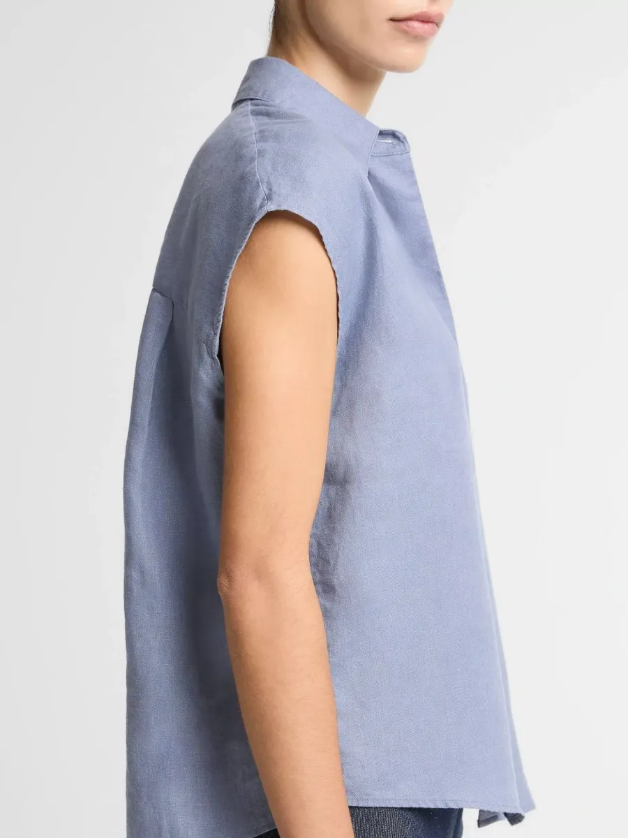 Minimalist Cap Sleeve Shirt