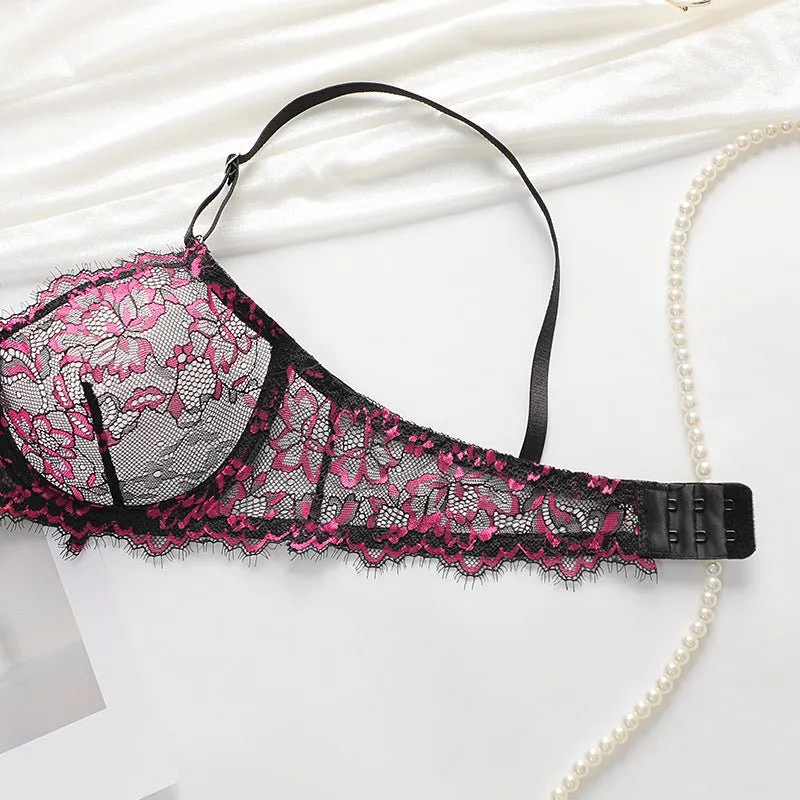 Lightweight Lace Molded Cup Bra Set