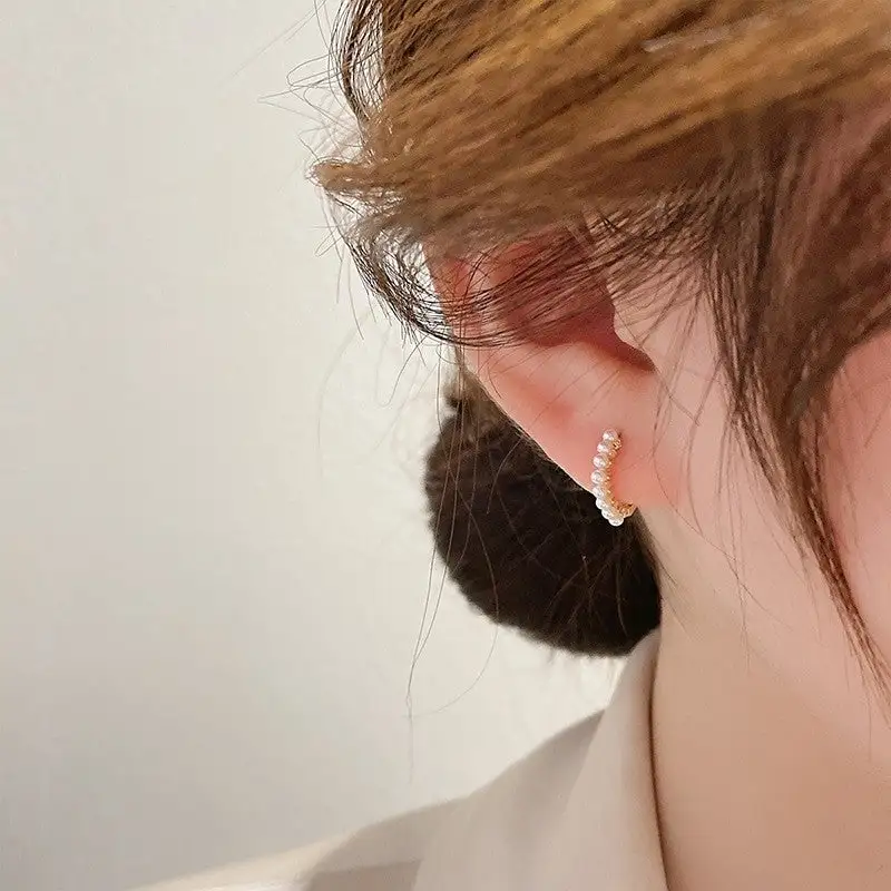 Bohemian Pearl Statement Earrings