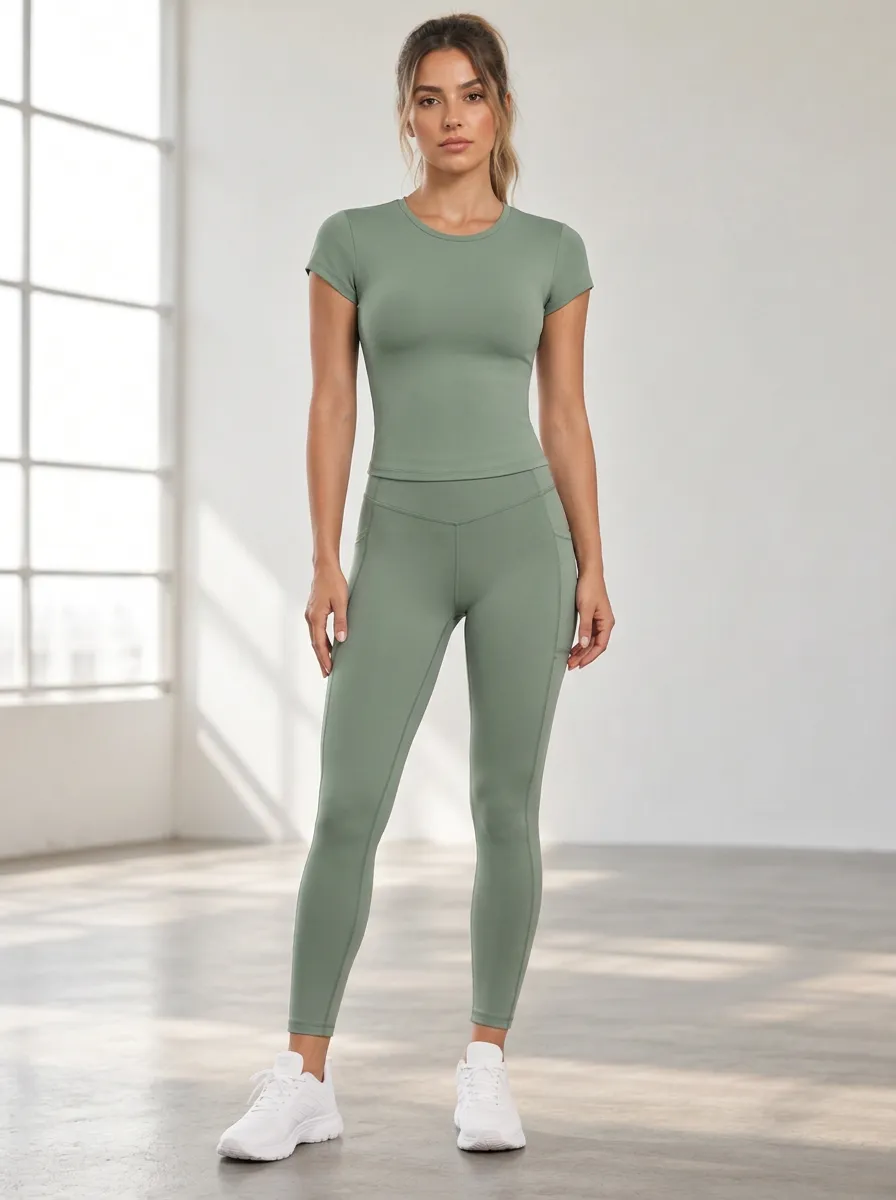 Women's Pocket Leggings Set