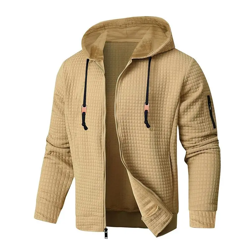 Textured Work Waffle Jacket