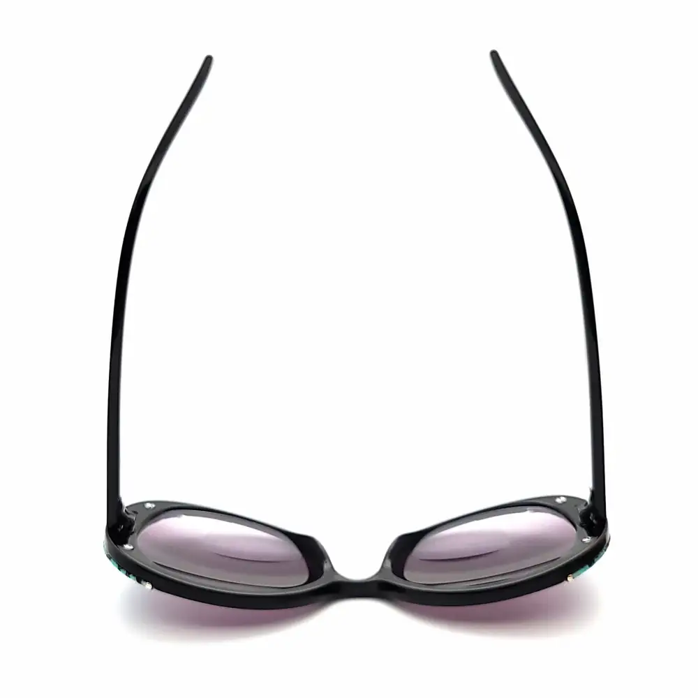 Women's Large Snake Print Round Bifocal Reading Sunglasses