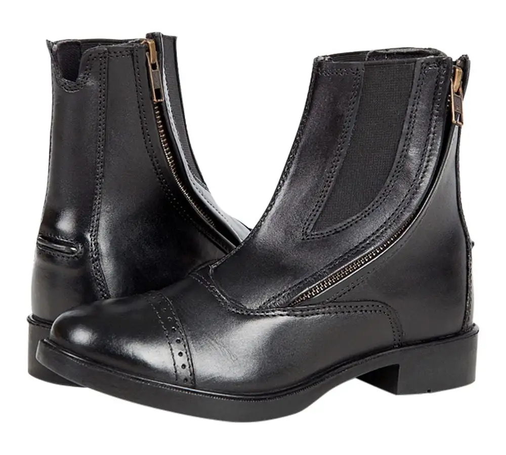 Side Zip Paddock Boots - Kids 12R Blk