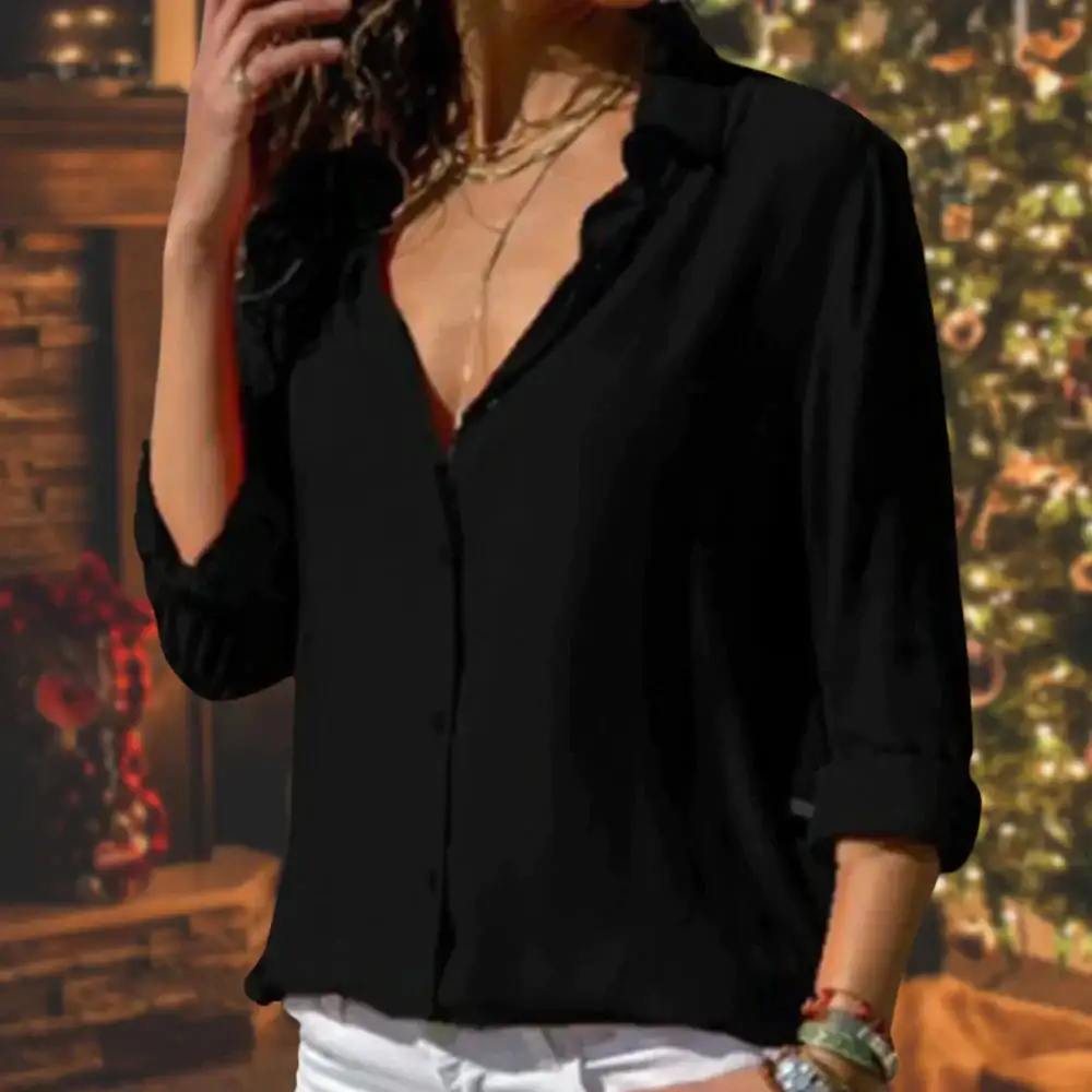 Everyday Polish Flowing Blouse
