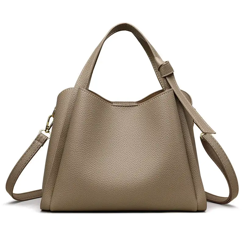 Soft Leather Bucket Bag
