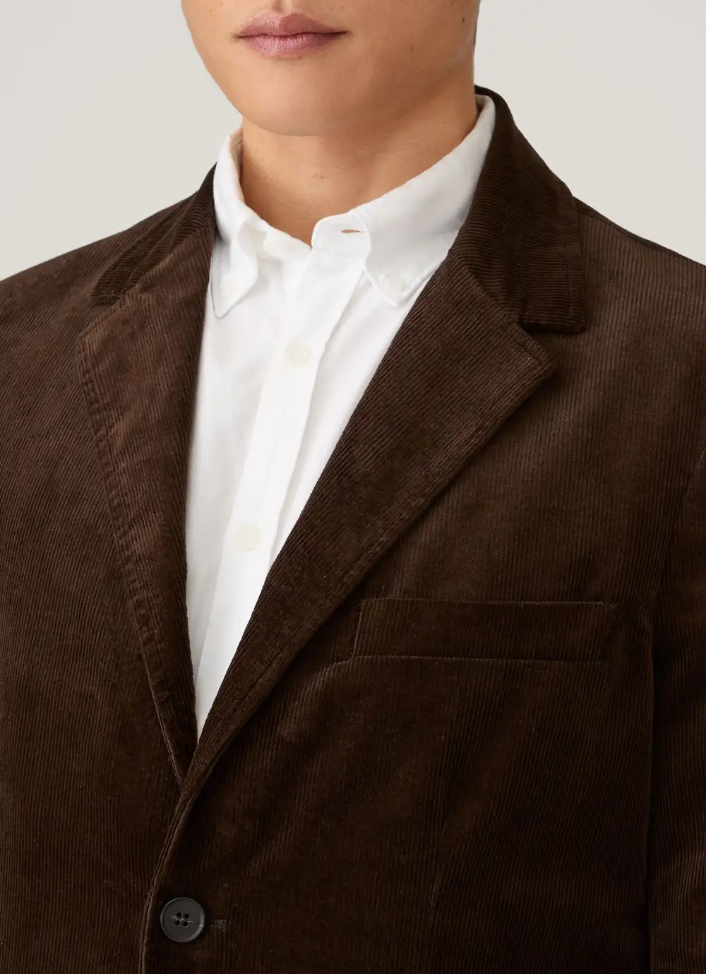 Soft Corduroy Tailored Blazer