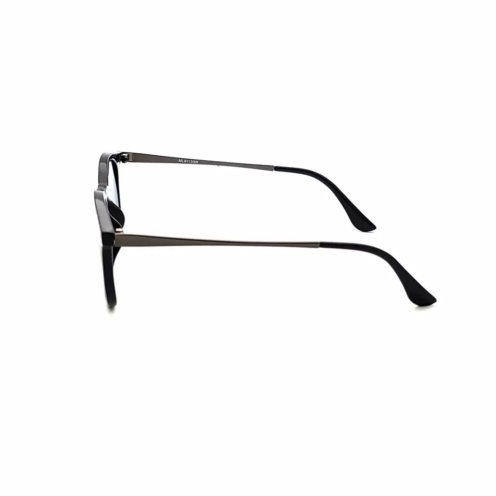 Round Full-Lens Smoke-Lens Reading Sunglasses