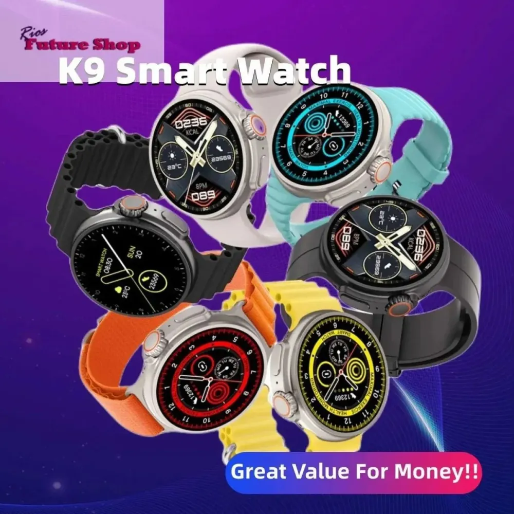 New K9 Smart Watch 1.39 Round Screen, NFC