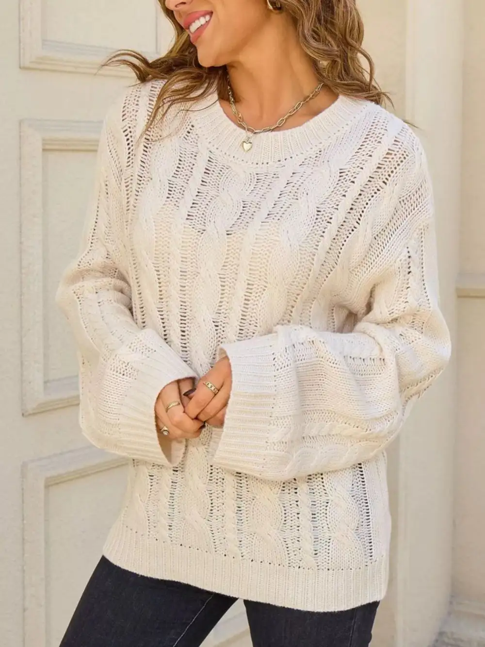 Knit Long Sleeve Sweater