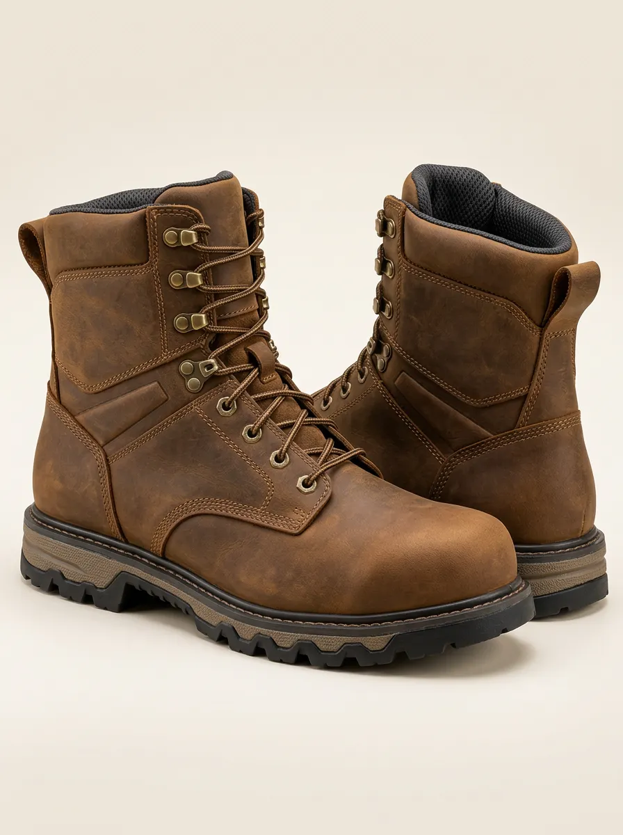 Men's Waterproof Work Boots for Construction Style Style