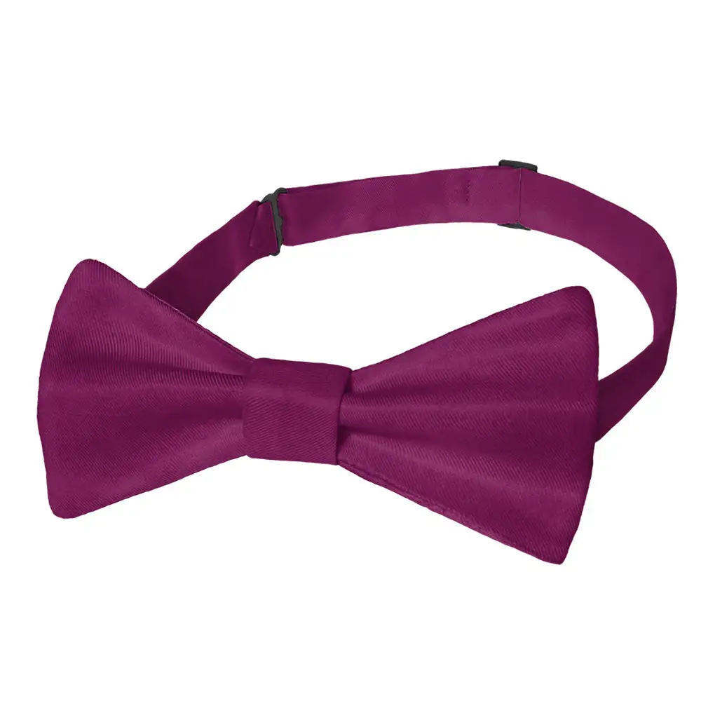 Clean Solid Pattern Bow Tie