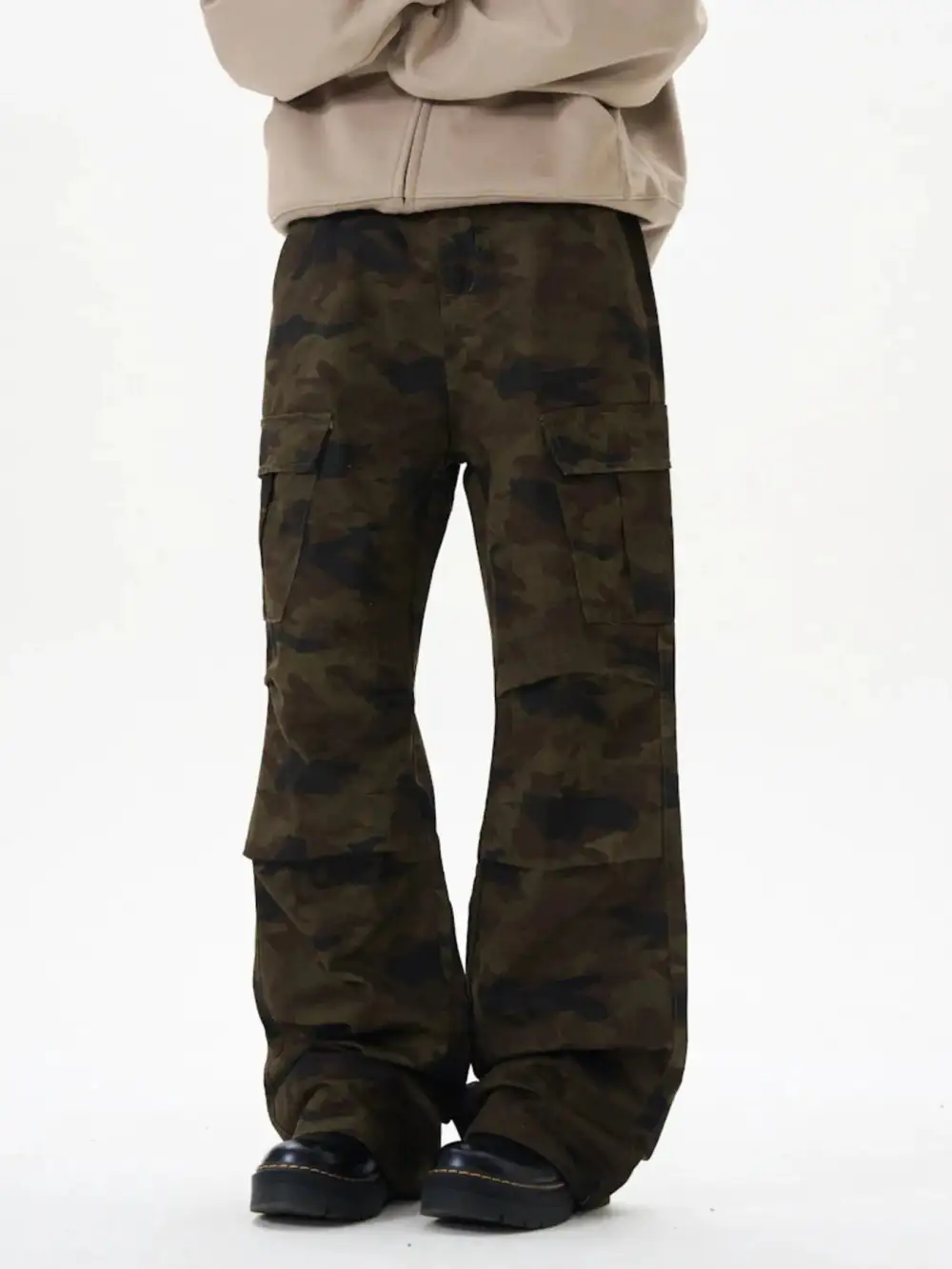 Camouflage Wide Leg Pants
