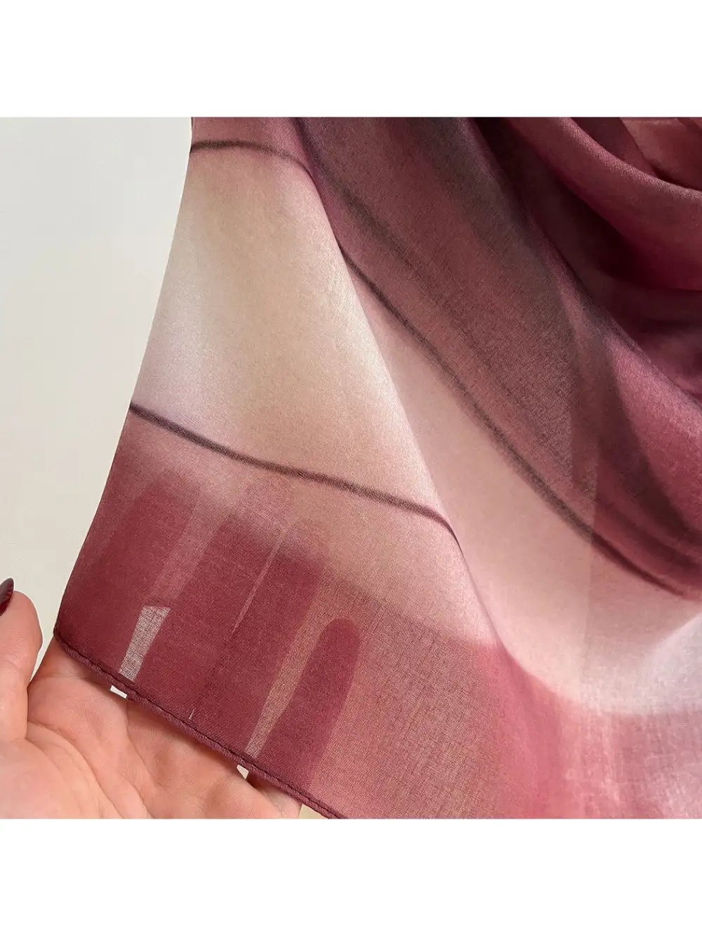 Modern Abstract Printed Summer Wrap Scarf