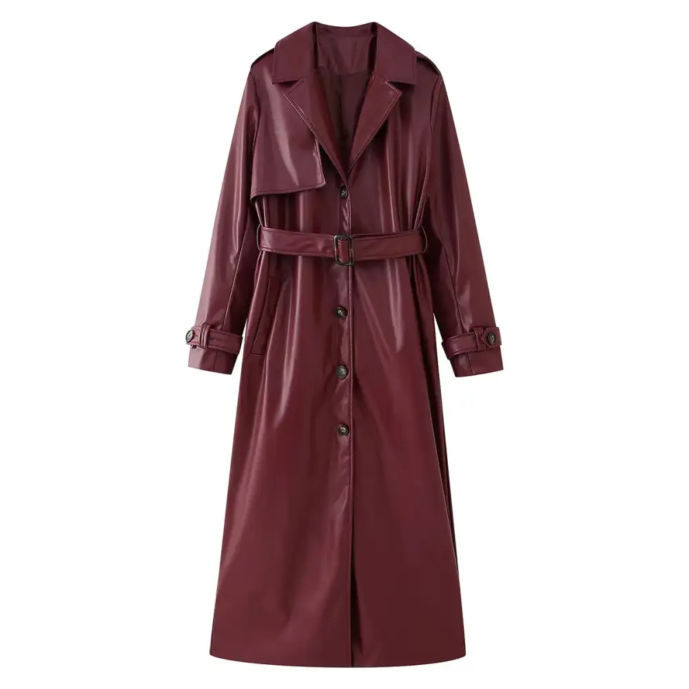 Modern Clean Line Trench Coat