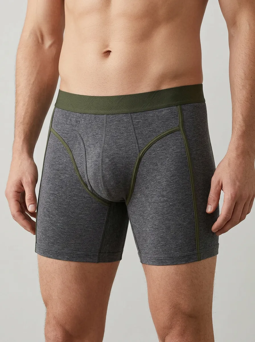 Active Athletic-Comfort Athletic Daily Wear Men's Boxer Briefs