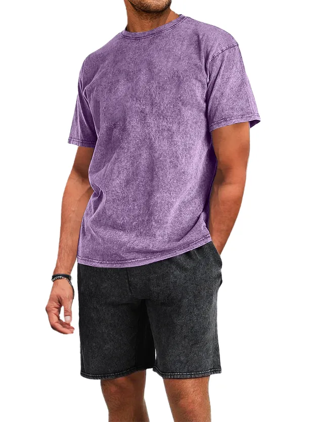 Modern Garment Washed Shorts
