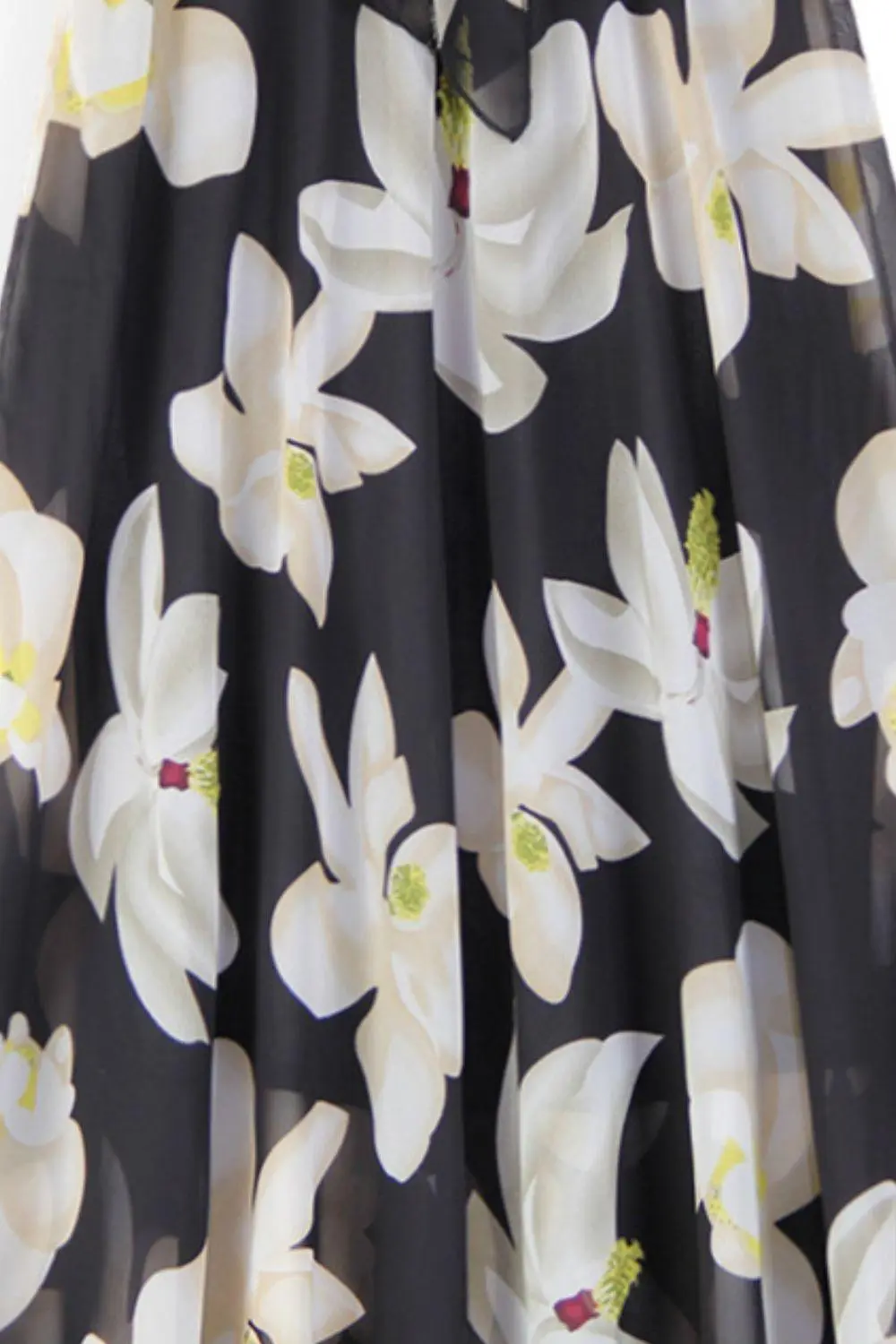 Floral Tie-Waist Skirt Maxi