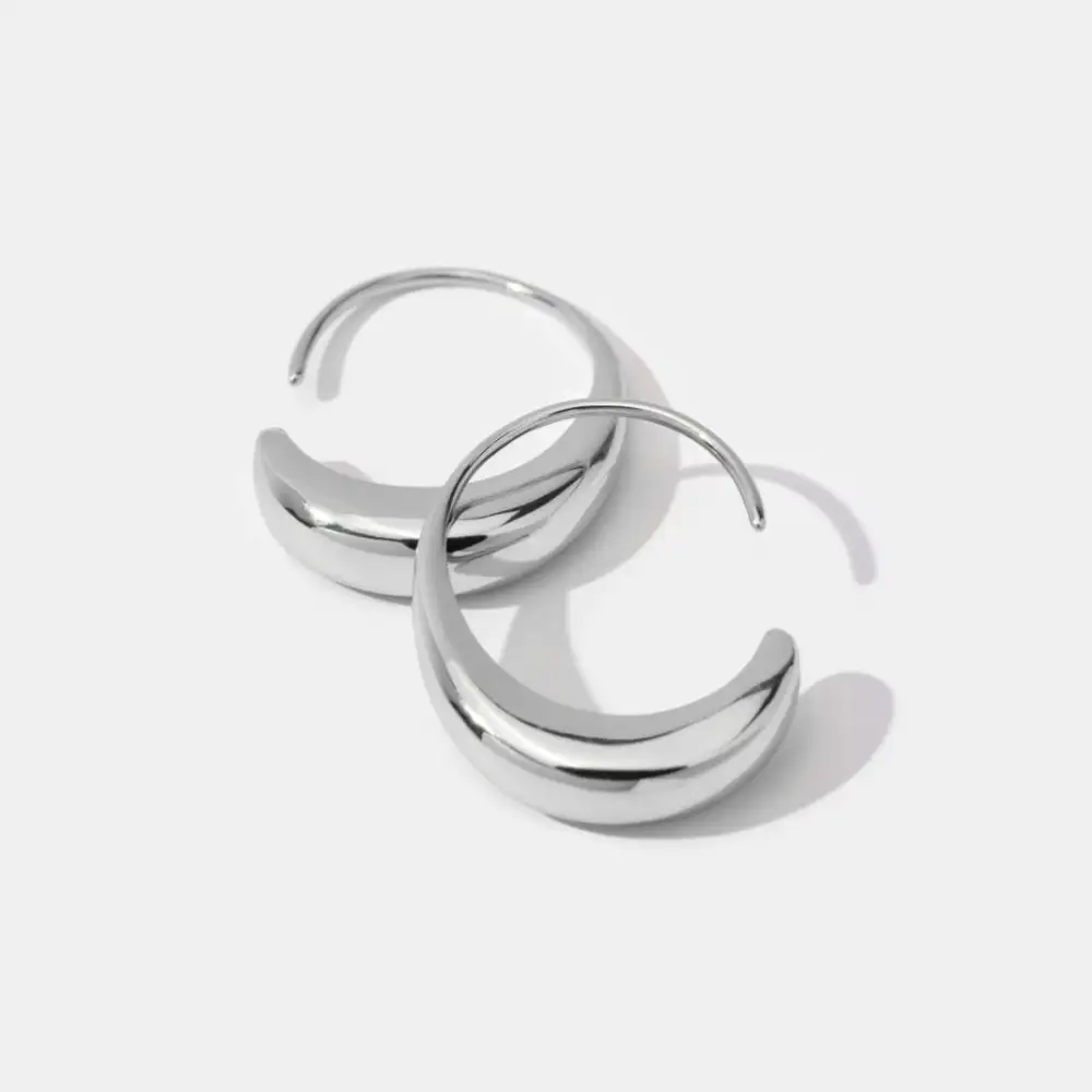 Classic Hoop Twisted Earrings