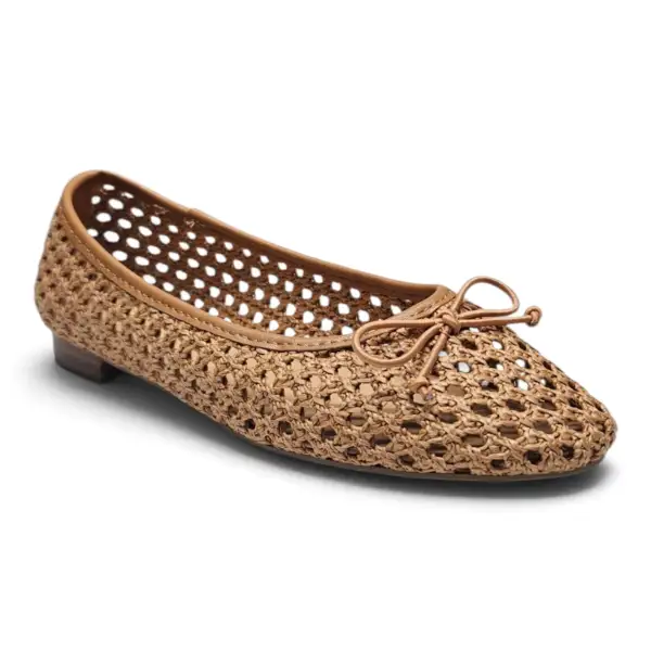 Breezy Woven Ballet Flats
