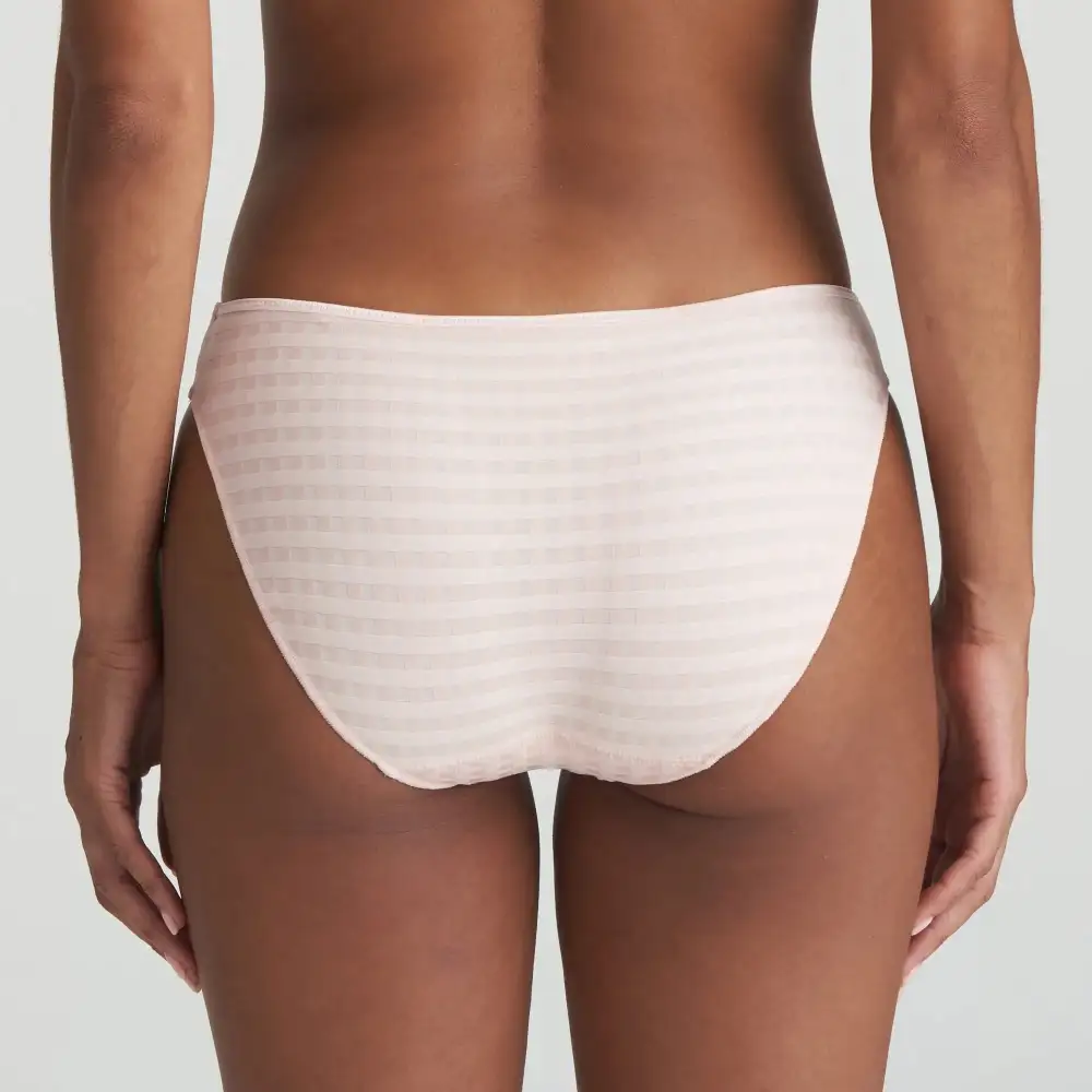 Women's Full Coverage Elastic Waistband Cotton Gusset Floral Embroidery Cotton Checkered Soft Fabric Stretch Fit Bikini Panty